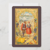 Dankbare uitnodiging voor Thanksgiving Dag van de  (Voorkant)