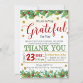 Dankbare vakantiewaardering kaart (Voorkant)