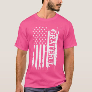 Dankbare Verenigde Staten verontrust over Amerikaa T-shirt