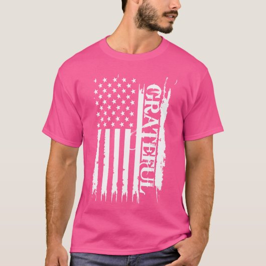 Dankbare Verenigde Staten verontrust over Amerikaa T-shirt (Voorkant)