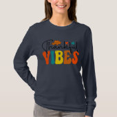 Dankbare Vibes Herfst Herfst Thanksgiving T-shirt (Voorkant)