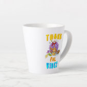 Dankbare Vibes Latte Mok (Rechterhoek)