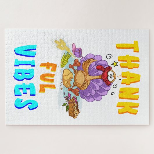 Dankbare Vibes Legpuzzel (Horizontaal)