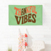 Dankbare Vibes Thanksgiving  Dankbaar Spandoek (Insitu)