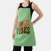 Dankbare Vibes Thanksgiving Vintage Dankbaar  Schort (Insitu)