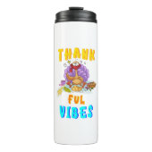 Dankbare Vibes Thermosbeker (Voorkant)