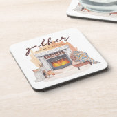 Dankbare Vriendschapsbijeenkomst Bier Onderzetter (Linkerzijde)