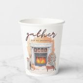 Dankbare Vriendschapsbijeenkomst Papieren Bekers (Achterkant)