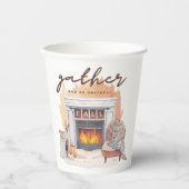 Dankbare Vriendschapsbijeenkomst Papieren Bekers (Voorkant)