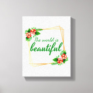 dankbare woorden voor mensen die dromen hebben canvas afdruk