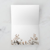 Dankbare zachte herfstbloemen kaart (Binnen)