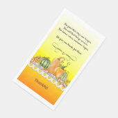 Dankbare zegen servet (Hoek)