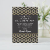 Dankbetuiging Huwelijksaankondiging Bruiloft Jaren Kaart (Staand voorkant)