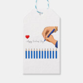 Dankbetuiging voor Onderwijzersdag Cadeaulabel (Voorkant)