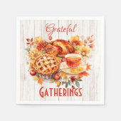 Dankbetuigingen - Thanksgiving Servet (Voorkant)