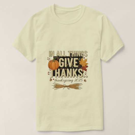 Dankdag 2025 t-shirt (Design voorkant)