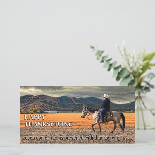 DANKDAG 6 FEESTDAGENKAART (Staand voorkant)