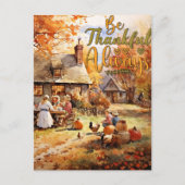 Dankdag - Altijd Dankbaar Briefkaart (Voorkant)