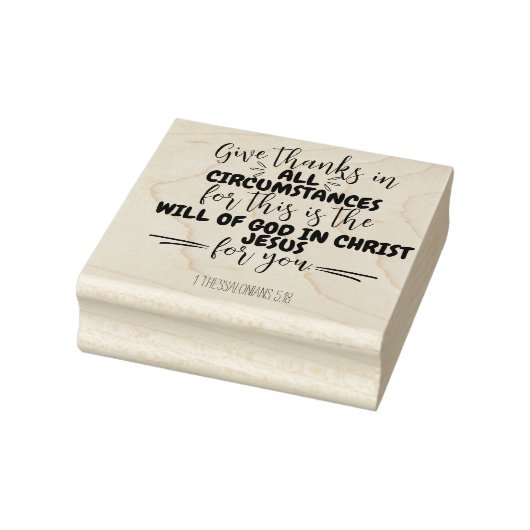 Dankdag Bijbelvers Citaten Herfst Rubberstempel (Stempel)