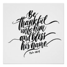 Dankdag Bijbelvers: Psalm 100:04