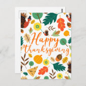 Dankdag Briefkaart (Voorkant / Achterkant)