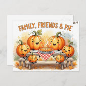 Dankdag Briefkaart (Voorkant / Achterkant)