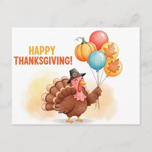 Dankdag Briefkaart (Voorkant)