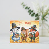 Dankdag  briefkaart (Staand voorkant)