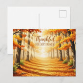 Dankdag Briefkaart (Voorkant / Achterkant)