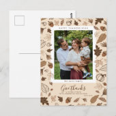 Dankdag Briefkaart (Voorkant / Achterkant)