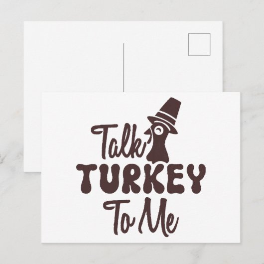 Dankdag Briefkaart (Voorkant / Achterkant)