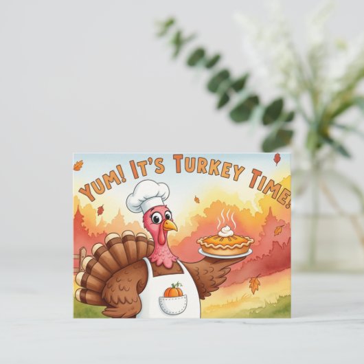 Dankdag Briefkaart (Staand voorkant)