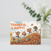 Dankdag Briefkaart (Staand voorkant)