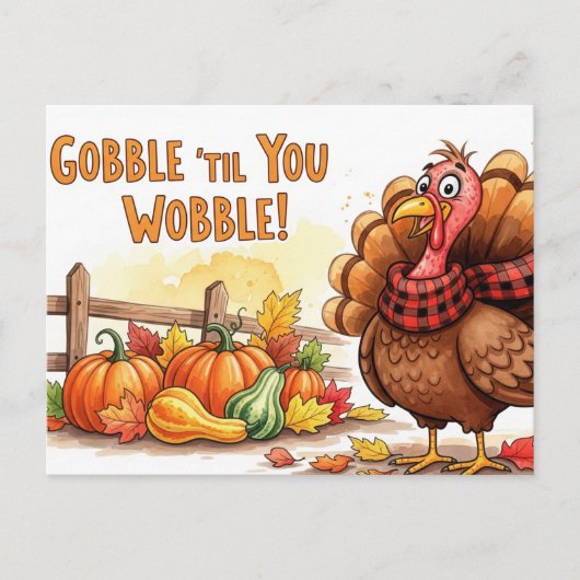 Dankdag Briefkaart (Voorkant)