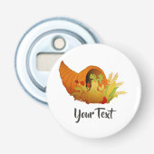 Dankdag Button Flesopener (Voorkant)