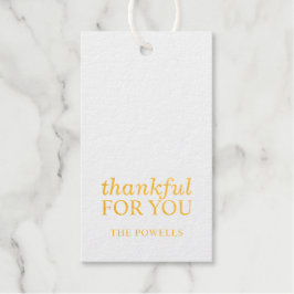 Dankdag Cadeaulabels