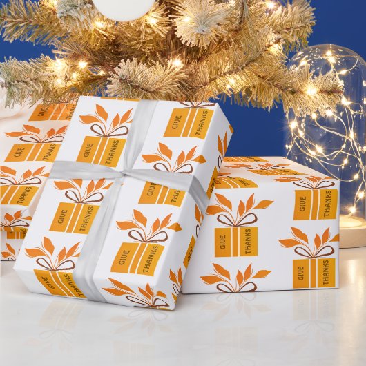 Dankdag-cadeauverpakkings papier (Feestdagen)