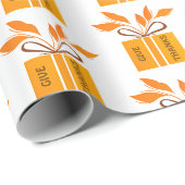 Dankdag-cadeauverpakkings papier (Rol Hoek)