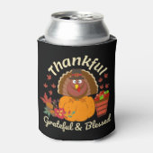 Dankdag Dankbaar Gezegend Blikjeskoeler (Blikje Voorkant)