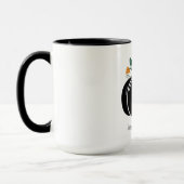 Dankdag, Dankbaar Gezegend Reus Koffie Mok (Links)