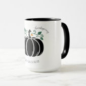 Dankdag, Dankbaar Gezegend Reus Koffie Mok (Voorkant rechts)