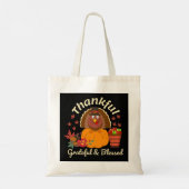 Dankdag Dankbaar Gezegend Tote Bag (Achterkant)