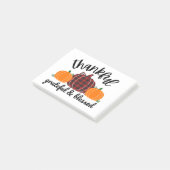 Dankdag Dankbaar Post-it® Notes (Schuin)