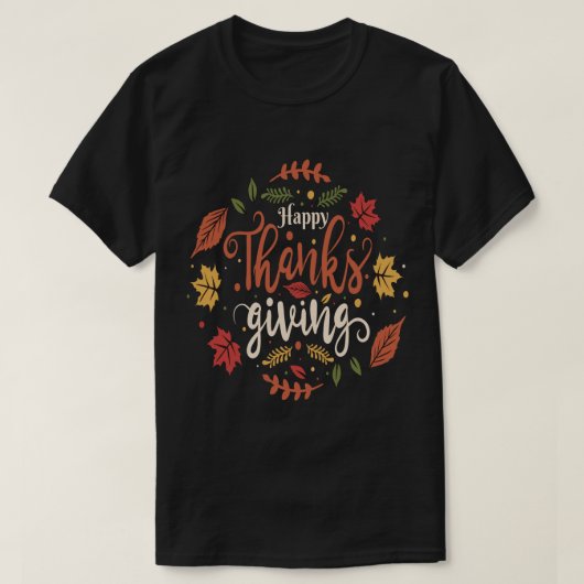 Dankdag, Dankdag 2023, Feestdaggeschenken T-shirt (Design voorkant)