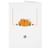 Dankdag dinermenu stijl 10.retro herfst (Achterkant)