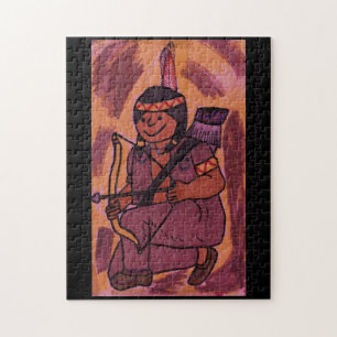DANKDAG EEN KLEINE INDIAN LEGPUZZEL