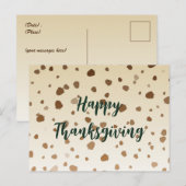 Dankdag Eikels Briefkaart (Voorkant / Achterkant)