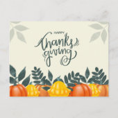 Dankdag Feestdagenkaart (Voorkant)