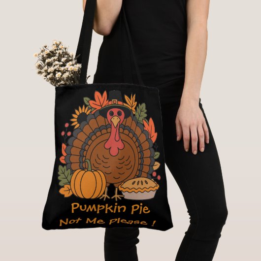 Dankdag, Grappige Kalkoen Kok, Gobble, Modern T Tote Bag (Dichtbij)