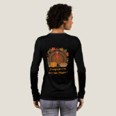 Dankdag, Grappige Kalkoen Kok, Gobble, Modern Tr Tri-Blend Shirt (Achterkant)